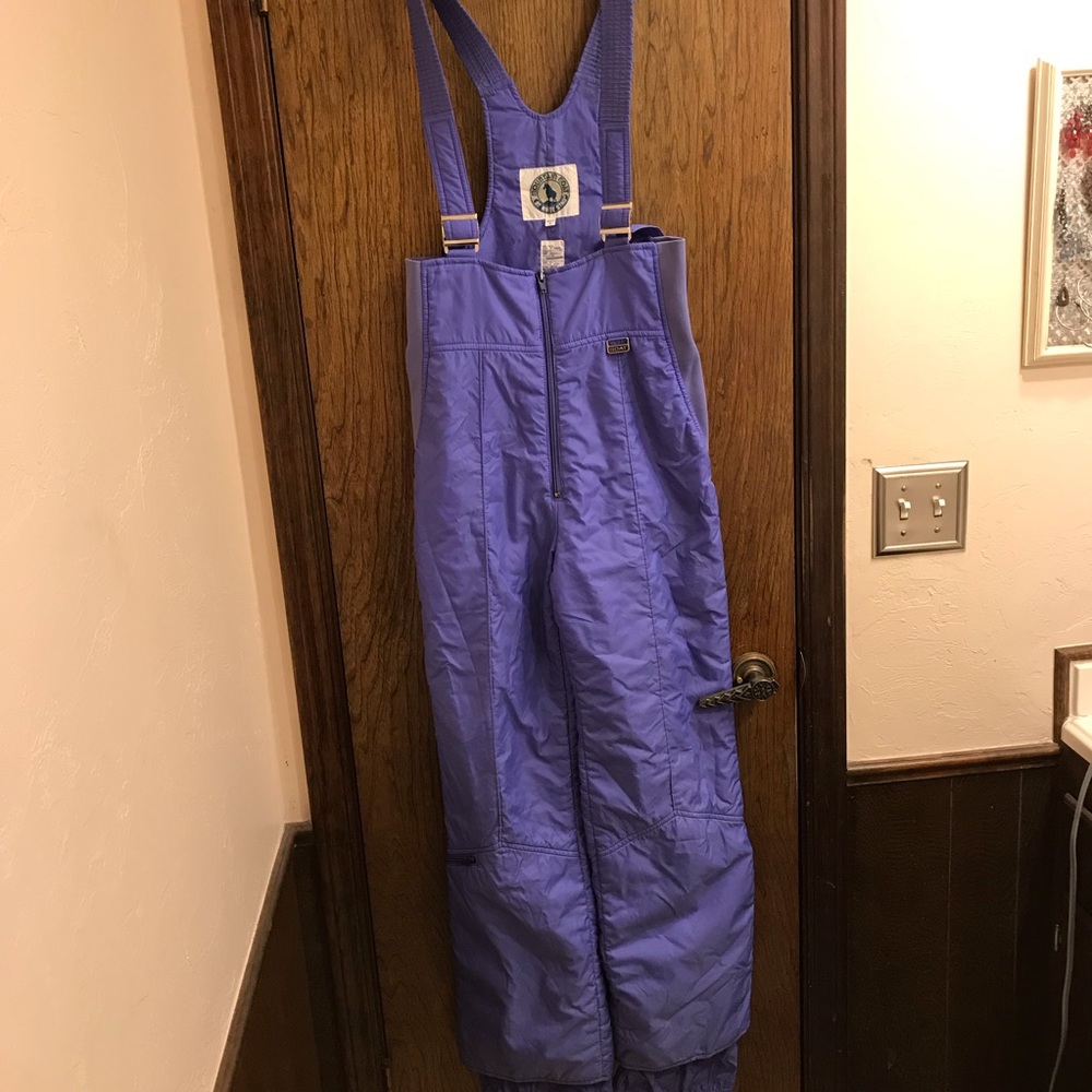 VTG Mountain Goat Ski Bibs by white Stage SZ 10